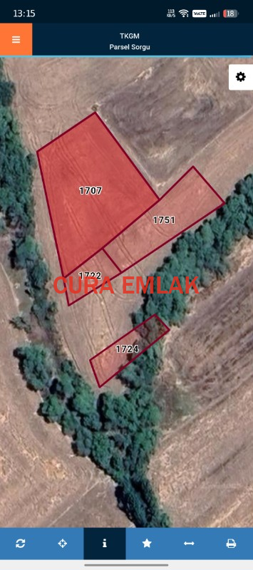 KONYA SEYDİŞEHİR MURADİYE DE SATILIK 2200 M2 4 PARSEL